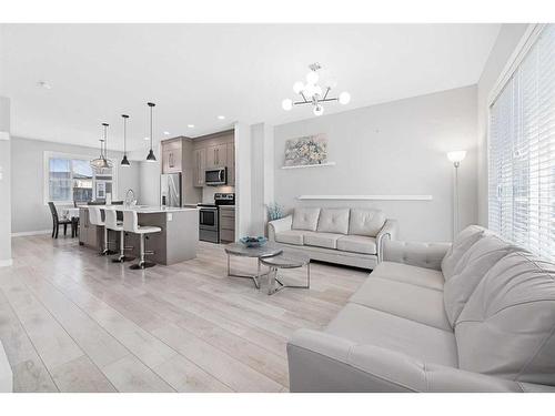 1244 Cornerstone Street Ne, Calgary, AB - Indoor Photo Showing Living Room