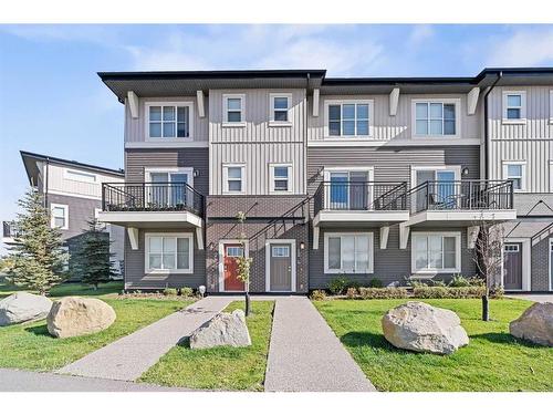 1244 Cornerstone Street Ne, Calgary, AB - Outdoor With Balcony With Facade