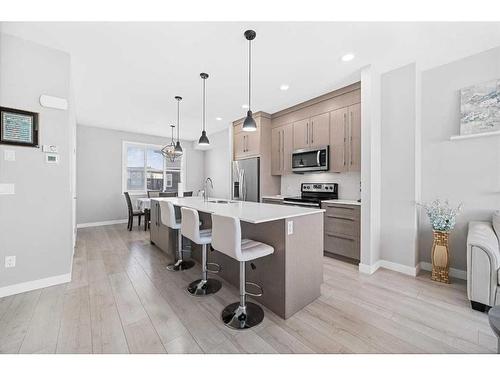 1244 Cornerstone Street Ne, Calgary, AB - Indoor Photo Showing Kitchen With Upgraded Kitchen