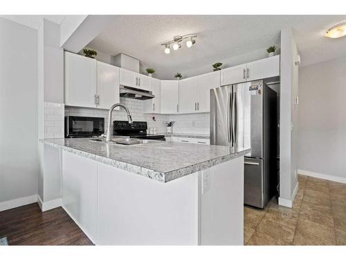 252 Pantego Lane Nw, Calgary, AB - Indoor Photo Showing Kitchen With Stainless Steel Kitchen With Double Sink With Upgraded Kitchen