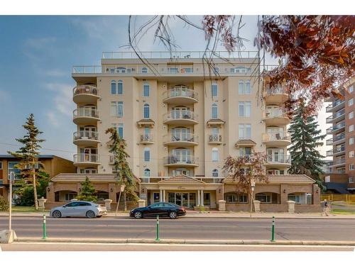 201-1315 12 Avenue Sw, Calgary, AB - Outdoor With Balcony With Facade