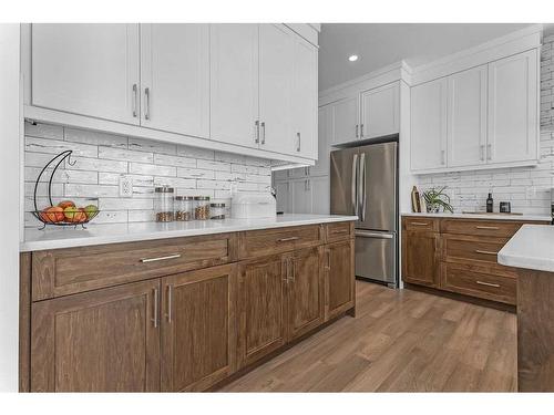 307 Chelsea Passage, Chestermere, AB - Indoor Photo Showing Kitchen With Upgraded Kitchen