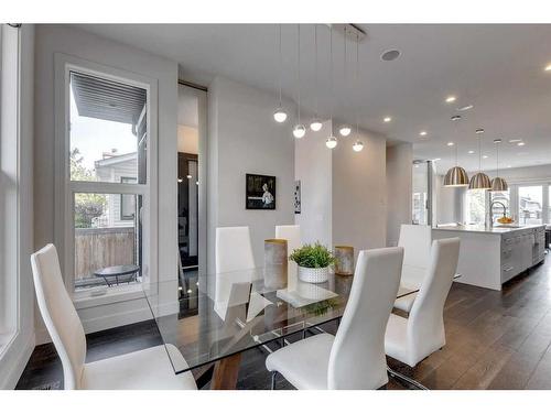 4012 17 Street Sw, Calgary, AB - Indoor Photo Showing Dining Room