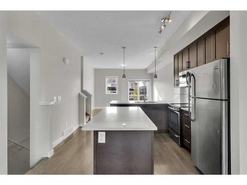 131 Redstone Circle Ne, Calgary, AB - Indoor Photo Showing Kitchen With Stainless Steel Kitchen With Upgraded Kitchen