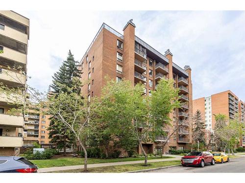 801-1323 15 Avenue Sw, Calgary, AB - Outdoor With Balcony With Facade