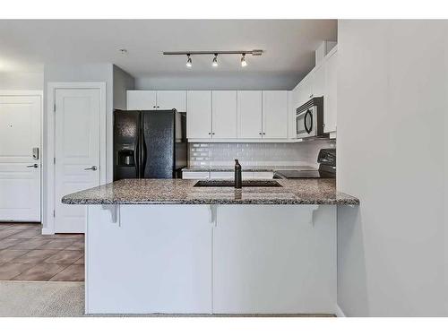 213-30 Cranfield Link Se, Calgary, AB - Indoor Photo Showing Kitchen With Upgraded Kitchen