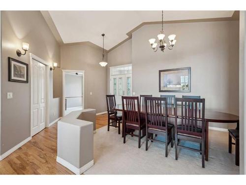 82 Gleneagles Close, Cochrane, AB - Indoor Photo Showing Dining Room