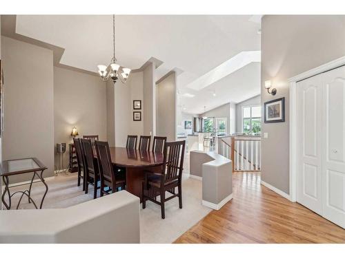 82 Gleneagles Close, Cochrane, AB - Indoor Photo Showing Dining Room