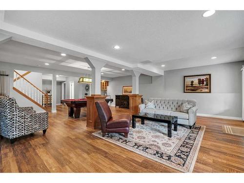 358 Mountain Park Drive Se, Calgary, AB - Indoor Photo Showing Living Room