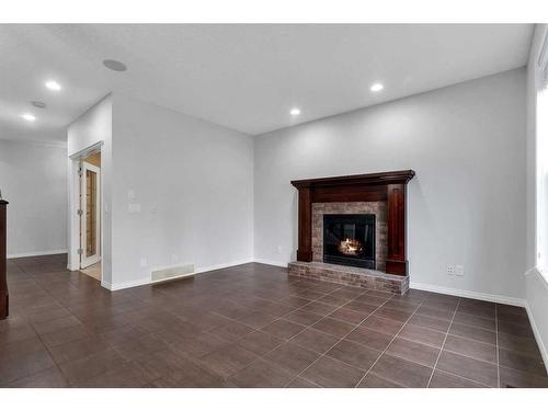 931 Auburn Bay Boulevard Se, Calgary, AB - Indoor With Fireplace