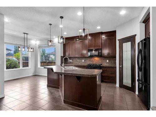 931 Auburn Bay Boulevard Se, Calgary, AB - Indoor Photo Showing Kitchen With Double Sink With Upgraded Kitchen