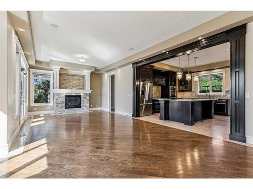 5220 Montalban Avenue Nw, Calgary, AB - Indoor With Fireplace