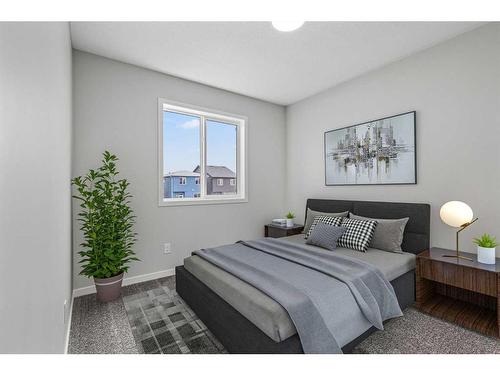 121 Corner Glen Way Ne, Calgary, AB - Indoor Photo Showing Bedroom