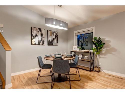 521 Hawkstone Drive Nw, Calgary, AB - Indoor Photo Showing Dining Room