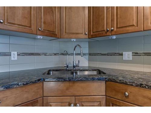 424-9820 165 Street, Edmonton, AB - Indoor Photo Showing Kitchen With Double Sink