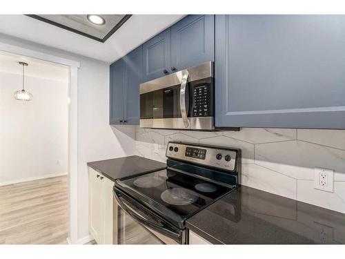 207-3730 50 Street Nw, Calgary, AB - Indoor Photo Showing Kitchen With Stainless Steel Kitchen With Upgraded Kitchen