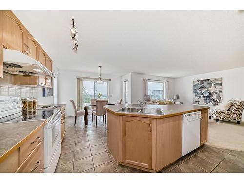 234 Panamount Hill Nw, Calgary, AB - Indoor Photo Showing Kitchen With Double Sink