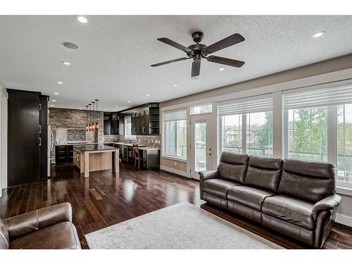 95 Panatella View Nw, Calgary, AB - Indoor Photo Showing Living Room