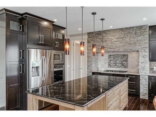 95 Panatella View Nw, Calgary, AB - Indoor Photo Showing Kitchen With Upgraded Kitchen