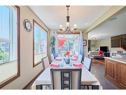 26 Quarry Point Se, Calgary, AB - Indoor Photo Showing Dining Room