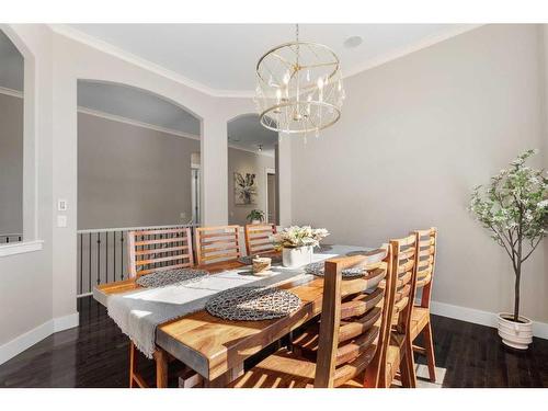 34 Evergreen Common Sw, Calgary, AB - Indoor Photo Showing Dining Room