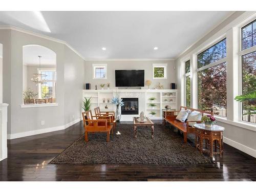 34 Evergreen Common Sw, Calgary, AB - Indoor Photo Showing Other Room With Fireplace