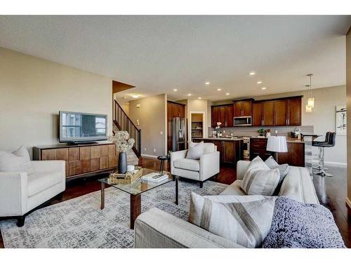 83 Mahogany Way Se, Calgary, AB - Indoor Photo Showing Living Room