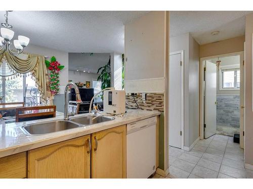 807 Erin Woods Drive Se, Calgary, AB - Indoor Photo Showing Kitchen With Double Sink