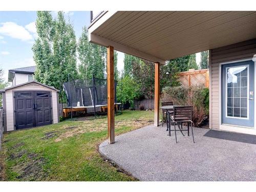 47 Sunset Terrace, Cochrane, AB - Outdoor With Deck Patio Veranda With Exterior