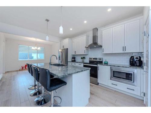 116 Sage Hill Crescent Nw, Calgary, AB - Indoor Photo Showing Kitchen With Stainless Steel Kitchen With Upgraded Kitchen