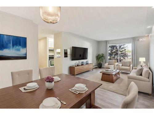 201-10 Dover Point Se, Calgary, AB - Indoor Photo Showing Living Room