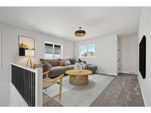 224 Marina Grove Se, Calgary, AB - Indoor Photo Showing Living Room