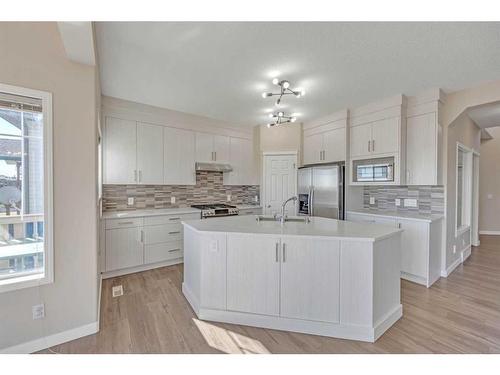 264 Panamount Hill, Calgary, AB - Indoor Photo Showing Kitchen With Upgraded Kitchen