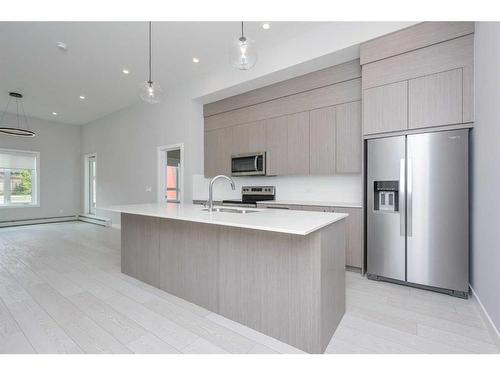 2103-60 Skyview Ranch Road Ne, Calgary, AB - Indoor Photo Showing Kitchen With Stainless Steel Kitchen With Upgraded Kitchen