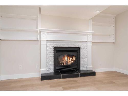 231 Grizzly Crescent, Canmore, AB - Indoor With Fireplace