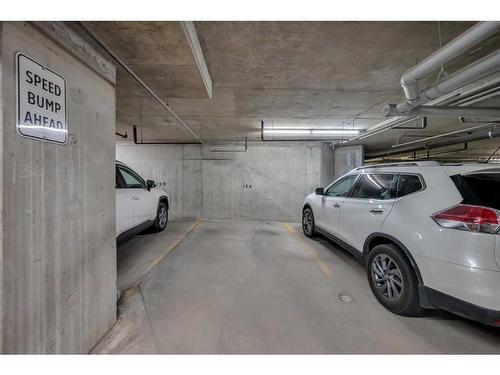 321-7180 80 Avenue Ne, Calgary, AB - Indoor Photo Showing Garage