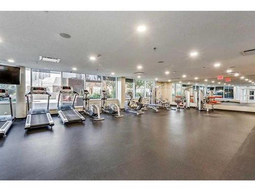 1507-211 13 Avenue Se, Calgary, AB - Indoor Photo Showing Gym Room