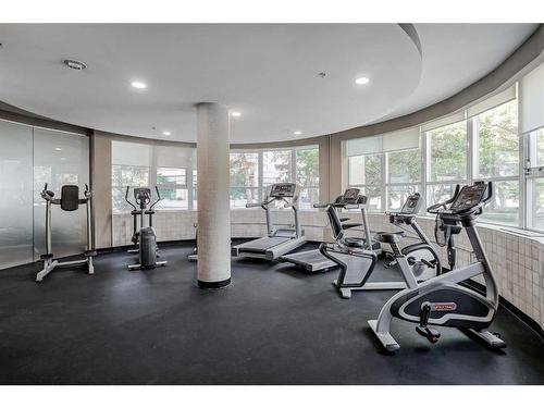 506-1108 6 Avenue Sw, Calgary, AB - Indoor Photo Showing Gym Room