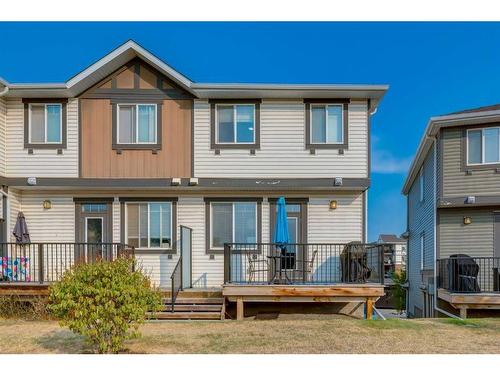 111 New Brighton Walk Se, Calgary, AB - Outdoor With Deck Patio Veranda With Facade