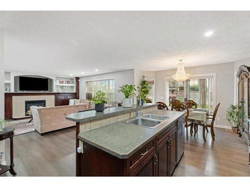 276 Cove Dr, Chestermere, AB - Indoor With Fireplace