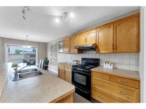 250 Saddlecrest Close Ne, Calgary, AB - Indoor Photo Showing Kitchen With Double Sink