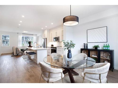 38 Dawson Drive, Chestermere, AB - Indoor Photo Showing Dining Room