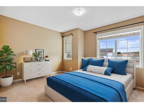 461 Cranford Drive Se, Calgary, AB - Indoor Photo Showing Bedroom