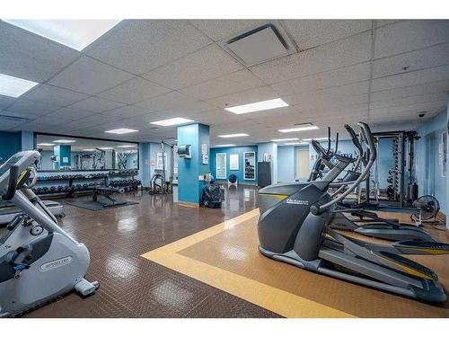 134-369 Rocky Vista Park Nw, Calgary, AB - Indoor Photo Showing Gym Room