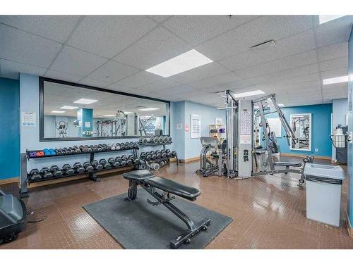 134-369 Rocky Vista Park Nw, Calgary, AB - Indoor Photo Showing Gym Room