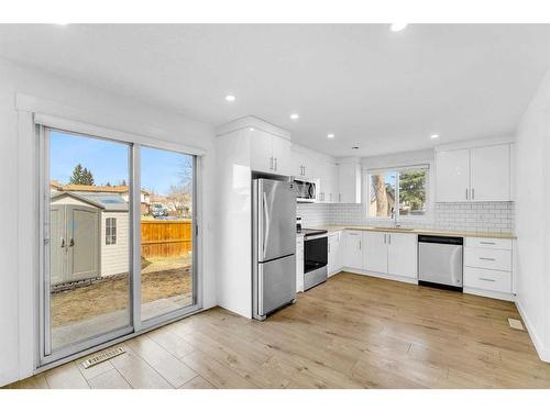 5518 Rundlehorn Drive Ne, Calgary, AB - Indoor Photo Showing Kitchen With Stainless Steel Kitchen