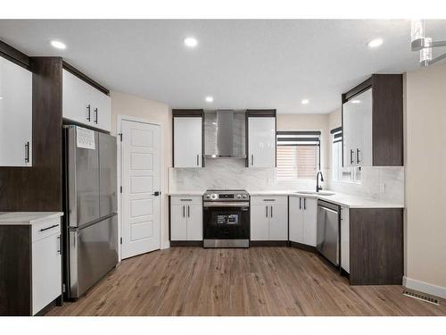 135 Mt Apex Crescent Se, Calgary, AB - Indoor Photo Showing Kitchen With Upgraded Kitchen