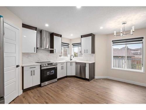 135 Mt Apex Crescent Se, Calgary, AB - Indoor Photo Showing Kitchen With Upgraded Kitchen