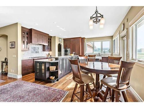 96035 408 Avenue West, Rural Foothills County, AB - Indoor Photo Showing Dining Room