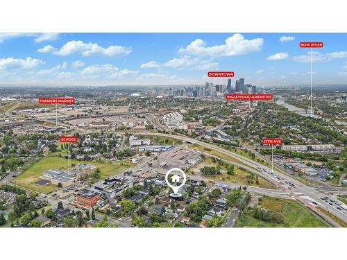 1922 8 Avenue Se, Calgary, AB - Outdoor With View